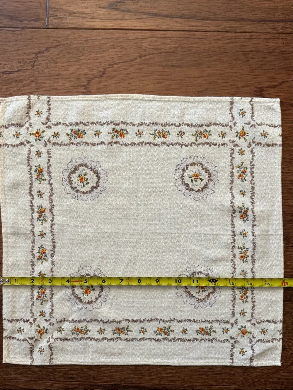 12 Vintage 1950’s Cream Cotton/Rayon Blend Napkins - Classic Home Dining